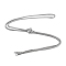 Tarnish Resistant 304 Stainless Steel Box Chain Slider Necklace Making, Stainless Steel Color, 14.76~29.72 inch(37.5~75.5cm)