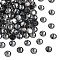 Preciosa® MAXIMA Crystal No Hotfix Flatback Stones, Czech Crystal, Aluminium Layer, Round(438 11 615 Chaton Rose), 00030 260 NightFall, SS10(2.7~2.9mm)