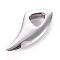 Tarnish Resistant 304 Stainless Steel Pendants, Scabbard, Stainless Steel Color, 52x24x8.5mm, Hole: 11mm