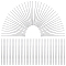600Pcs Jewelry Findings, Brass Flat Head Pins, Silver, 40x0.6mm, 22 Gauge, Head: 2mm