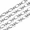 Tarnish Resistant 304 Stainless Steel Oval Link Chains, with Spool, Unwelded, Stainless Steel Color, 10.3x7x1.8mm, about 16.4 Feet(5m)/roll