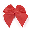 Handmade Woven Costume Accessories, Bowknot & Hair Bows, Red, 25~35x30~35x2~3mm