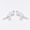 Non-Tarnish 201 Stainless Steel Pendants, Laser Cut Pendants, Dinosaur, Stainless Steel Color, 19.5x24x1mm, Hole: 1.4mm