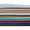 Flannel Fabric, Sofa Cover, Garment Accessories, Rectangle, Mixed Color, 29~30x19~20x0.05cm, 14 colors, 1pc/color, 14pcs/set
