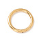 304 Stainless Steel Twister Clasps, Ring, Golden, 8x1mm, Inner Diameter: 6mm