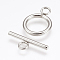 Tarnish Resistant 304 Stainless Steel Toggle Clasps, Stainless Steel Color, toggle: 18.5x13.5x2mm, Hole: 3mm, inner: 9.5mm, bar: 20x7x2mm, Hole: 3mm.