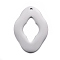 Non-Tarnish 304 Stainless Steel Pendants, Hollow Flower, Stainless Steel Color, 24x17x1mm, Hole: 1.2mm