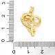 Латунные микро проложить кубического циркония подвески KK-F877-22G-3