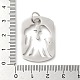 Не тускнеющие полые подвески из нержавеющей стали 304 STAS-C086-04F-P-3