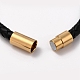 Ретро браслеты кожаный шнур BJEW-F210-06-4