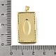 Латунные микро проложить кубического циркония подвески KK-Q066-17A-G-3