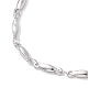 Браслеты-цепочки из нержавеющей стали 304 BJEW-JB10589-02-3