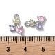 Латунные микро проложить кубического циркония подвески KK-F872-21P-3
