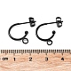 Серьги-полукольца из нержавеющей стали 304 с ионным покрытием (IP) STAS-Z028-B01-B-01-2
