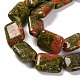 Природные Unakite бисер нитей G-T047-B27-01-4