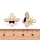 Rhinestone сплава и эмали подвески PALLOY-T092-41G-02-3