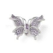 Латунные микропаве прозрачные подвески с фианитом KK-A236-07P