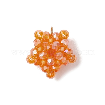 Подвески из стекла в виде звезд PALLOY-MZ00792-07-1