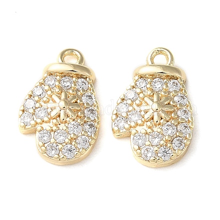 Латунные микро проложить кубического циркония подвески KK-F862-06G-1