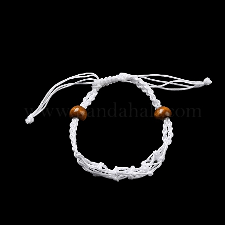 4шт нейлоновый плетеный браслет BJEW-SZ0002-49C-1