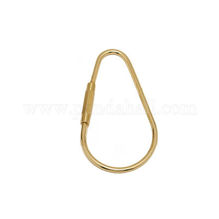 Латунные брелоки с карабином KK-ZX025-66C-1