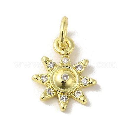 Латунные микро проложить кубического циркония подвески KK-M283-23A-01-1