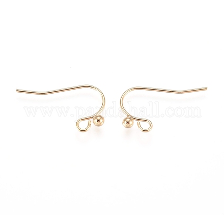 Латунные крючки для сережек X-KK-L198-001G-1