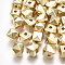 CCB Plastic Beads, Polyhedron, Light Gold, 8x8x6.5mm, Hole: 1.8mm