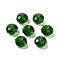K9 Glass Imitation Austrian Crystal Beads, Faceted, Rondelle, Dark Green, 8x5~5.5mm, Hole: 1.2~1.5mm