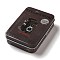 Rectangle Tinplate Storage Box, Jewelry Box, for DIY Candles, Dry Storage, Spices, Tea, Candy, Party Favors, Rectangle, 9.5x6.9x2.35cm