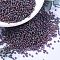 MIYUKI Round Rocailles Beads, Japanese Seed Beads, 11/0, (RR1013) Silverlined Dark Smoky Amethyst AB, 2x1.3mm, Hole: 0.8mm, about 1111pcs/10g