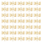 40Pcs Brass Connector Charms, Bowknot Links, Real 18K Gold Plated, 7.5x11.5x3mm, Hole: 0.8mm