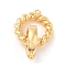 Brass Fold Over Clasps, Cadmium Free & Nickel Free & Lead Free, for Jewelry Making, Real 18K Gold Plated, 26.5mm