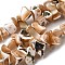 Natural Trochid Shell/Trochus Shell Beads Strands, Dyed, Nuggets, Peru, 5~22x7~15x3~8mm, Hole: 1.2mm, about 65~70pcs/strand, 14.69~15.35''(37.3~39cm)