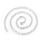 Non-Tarnish 304 Stainless Steel Figaro Chain Necklaces, with Lobster Claw Clasps, Stainless Steel Color, 23.9 inch(60.8cm), 4mm