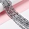 Synthetic Moonstone Beads Strands, Round, Dark Gray, 6mm, Hole: 0.8mm, about 63pcs/strand, 14.57''~15.55''(37~39.5cm)