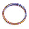 5M 2-Ply Anodized Aluminum Wire, Twisted Round, Bendable Metal Craft Wire, Flexible Craft Wire, for Beading Jewelry Craft Making, Medium Slate Blue, 3~4mm, about 16.40 Feet(5m)/Roll