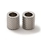 Non-Tarnish 201 Stainless Steel European Beads, Large Hole Beads, Column, Stainless Steel Color, 9x7.3mm, Hole: 4.2mm