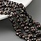 Dyed Natural Cultured Freshwater Pearl Beads Strands, Top Drilled, Two Sides Polished, Black, 6~7mm, Hole: 0.5mm, about 29pcs/strand, 6.69 inch(17cm)