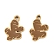 Vegetables 304 Stainless Steel Enamel Charms, Ion Plating(IP), Golden, Ginger, 14.5x10x1.5mm, Hole: 1.4mm