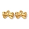 Ion Plating(IP) 304 Stainless Steel Charms, Bowknot Charm, Real 18K Gold Plated, 10.5x14.5x4.5mm, Hole: 1.5mm
