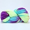 Acrylic Fiber Yarn, Gradient Color Yarn, Colorful, 2~3mm, about 50g/roll