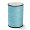 Round Waxed Polyester Thread String, Micro Macrame Cord, Twisted Cord, for Leather Sewing Stitching, Light Sky Blue, 0.45mm, about 174.97 yards(160m)/roll