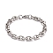 Non-Tarnish 201 Stainless Steel Chunk Cable Chains Bracelet for Men Women, Stainless Steel Color, 7-1/2 inch(19cm)