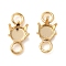 Ion Plating(IP) 304 Stainless Steel Charms Rhinestone Claw Settings, Polished, Flat Round, Golden, Fit for 3mm Rhinestone, 9x4x3.5mm, Hole: 1.8mm