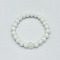 Fashionable Heart & Round Natural Quartz Crystal Rock Crystal Beaded Stretch Bracelets for Women Men