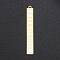 5Pcs 201 Stainless Steel Pendants, Laser Cut, Bar with Moon Phase, Golden, 45x6x1mm, Hole: 1.4mm