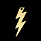 PVD Vacuum Plating 201 Stainless Steel Pendants, Laser Cut, Lightning, Golden, 29x10x1mm, Hole: 1.8mm