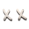 Non-Tarnish 304 Stainless Steel Links Connectors, Letter, for Personalized Name Necklace Making, Letter.X, 18x13.5x1.5mm, Hole: 0.9mm