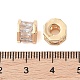 Латунные стеклянные бусины KK-B100-011G-3